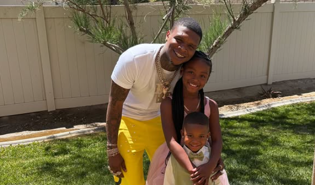HoodTrophy Bino with his kids